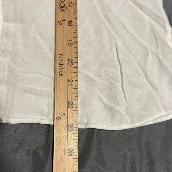 CHLOÉ KIDS RUFFLE-COLLAR BLOUSE WHITE Sz 14 - Picture 11 of 16